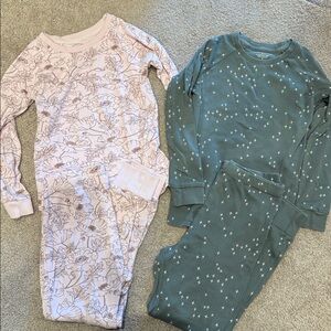 Floral and Geometric Pajama Set